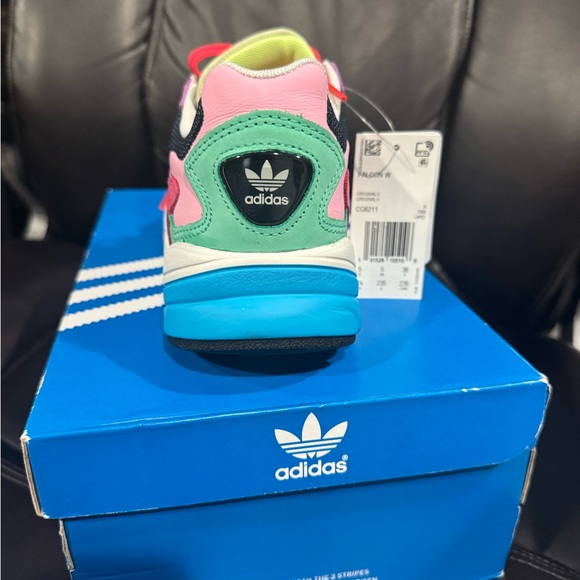 Adidas Falcon Multicolor Women 6.5 - Picture 2 of 5